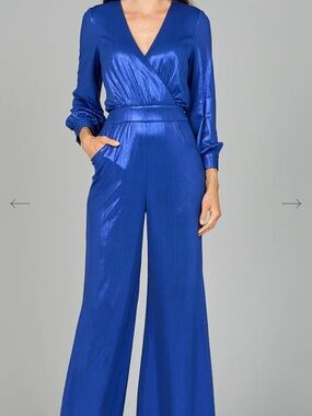 LARA Electric Blue Evening Jumpsuit